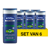 Nivea Aanbieding: Nivea Energy douchegel for men (6 stuks - 250 ml)  SNI06076