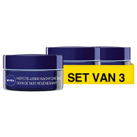 Nivea Aanbieding: Nivea Hydraterende Nachtcrème (3 potten - 50 ml)  SNI06223