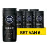 Aanbieding: Nivea Men Deep douchegel (6 stuks - 250 ml)