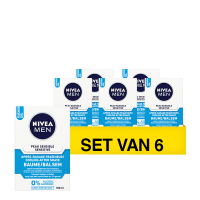 Nivea Aanbieding: Nivea Men Sensitive Cooling Aftershave Balsem (6 flessen - 100 ml)  SNI06179