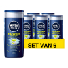Aanbieding: Nivea Power Refresh douchegel for men (6 stuks - 250 ml)