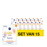 Nivea Aanbieding: Nivea Q10 Energy Tissue Masker (15 maskers)  SNI06167