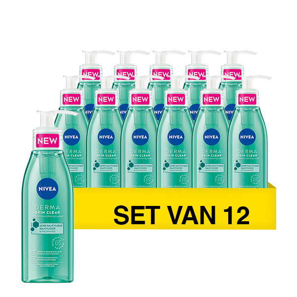 Nivea Aanbieding: Nivea Skin Clear Reinigingsgel (12 flessen - 150 ml)  SNI06151 - 1