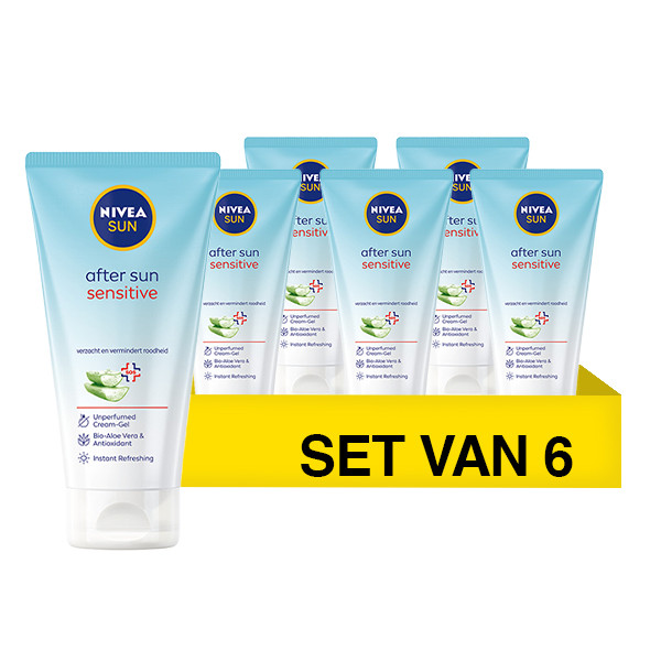 Aanbieding: Nivea Sun Crème Sensitive Aftersun (6 stuks à 175 ml) SNI06306 - 1