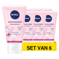 Nivea Aanbieding: Nivea Verzachtende Reinigingscrème (6 flessen - 150 ml)  SNI06237