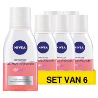 Nivea Aanbieding: Nivea Verzorgende Oogmake-up Remover (6 flessen - 125 ml)  SNI06235