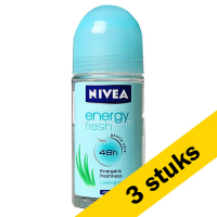 3x Nivea deoroller Energy Fresh (50 ml)