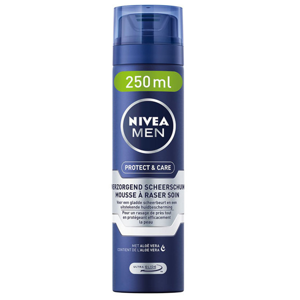 Nivea Protect & Care scheerschuim for men (250 ml)  SNI05172 - 1
