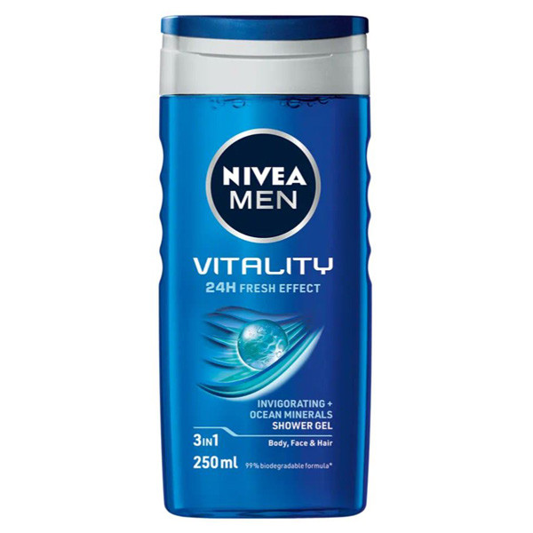 Nivea Vitality Fresh douchegel for Men (250 ml)  SNI05068 - 1