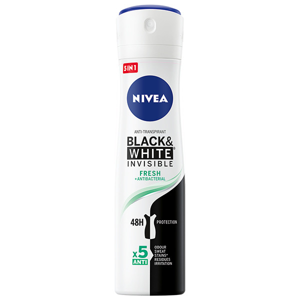 Nivea deodorant spray Black & White Invisible Fresh (150 ml)  SNI05339 - 1