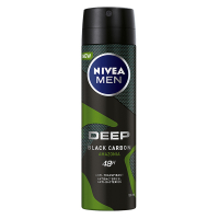 Nivea deodorant spray Deep Black Carbon Amazonia 48H for men (150 ml)  SNI05371
