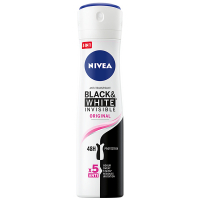 Nivea deodorant spray Invisible Black & White Original (150 ml)  SNI05351