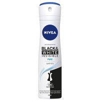 Nivea deodorant spray Invisible Black & White Pure (150 ml)  SNI05353