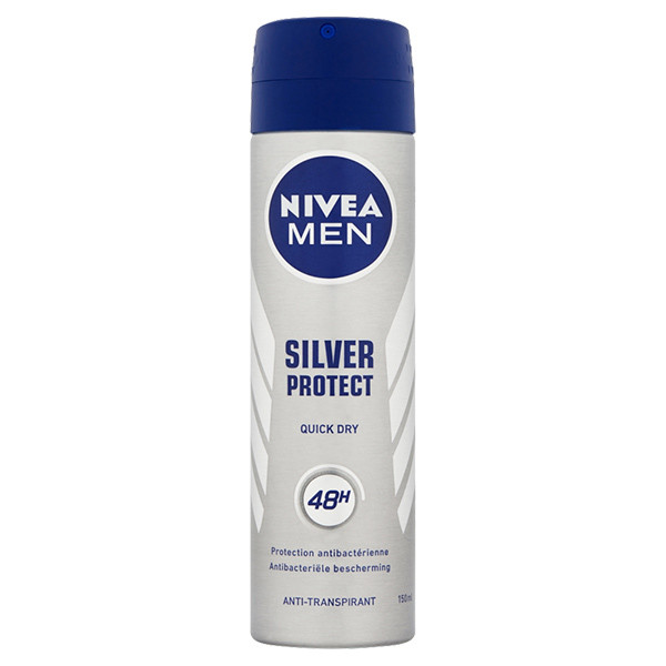 Nivea deodorant spray Silver Protect for men (150 ml)  SNI05127 - 1