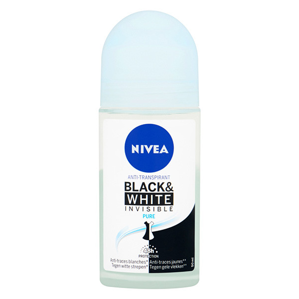 Nivea deoroller Invisible Black & White Pure (50 ml)  SNI05045 - 1