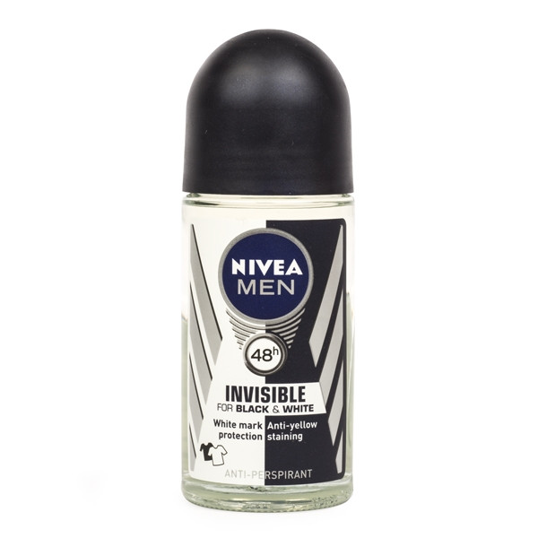 Nivea deoroller Invisible Power Black & White for Men (50 ml)  SNI05046 - 1