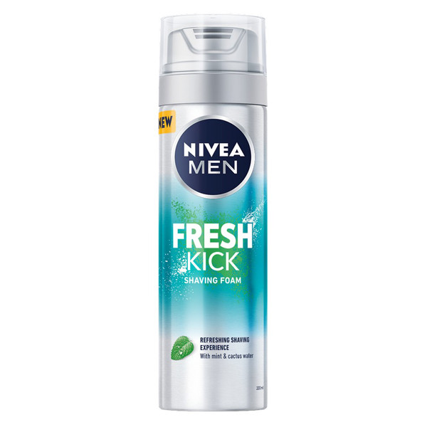 Nivea men scheerschuim Fresh Kick (200 ml)  SNI05383 - 1