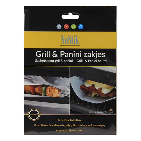 NoStik Grill- & panini zakjes | 3 stuks (medium)  SNO00075 - 1