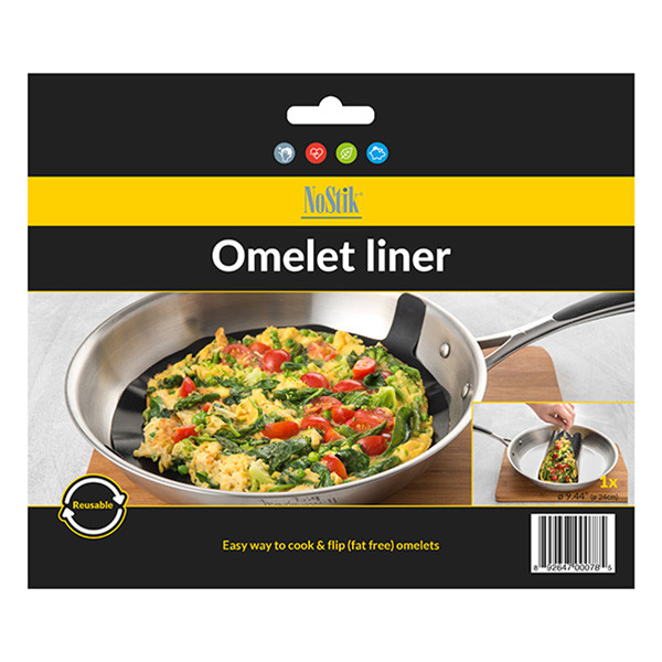 NoStik pan & omelet flip folie herbruikbaar (Ø 24cm)  SNO00045 - 1