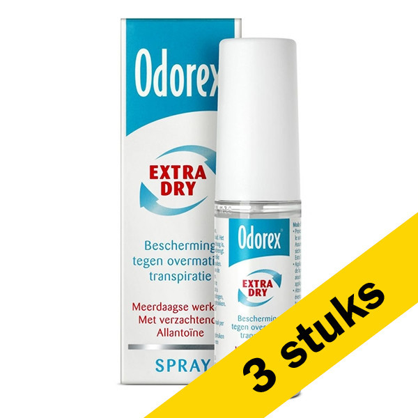Odorex Aanbieding: 3x Odorex deodorant spray Extra Dry (30 ml)  SOD00006 - 1
