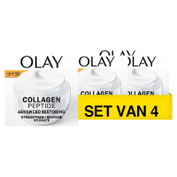 Olaz Aanbieding: Olay Collagen Peptide Dagcreme SPF30 (4 stuks - 50 ml)  SOL00123