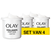 Olaz Aanbieding: Olay Collagen Peptide Dagcreme SPF30 Navulling (4 stuks - 50 ml)  SOL00141