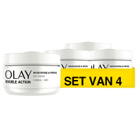 Olaz Aanbieding: Olay Double Action Dagcreme Normale en Droge Huid (4 stuks - 50 ml)  SOL00067