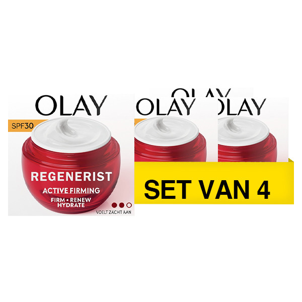 Olaz Aanbieding: Olay Regenerist Hydrate 30 SPF Dagcreme (4 stuks - 50 ml)  SOL00089 - 1