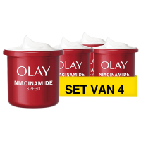 Olaz Aanbieding: Olay Regenerist Niacinamide Dagcreme SPF30 Navulling (4 stuks - 50 ml)  SOL00137