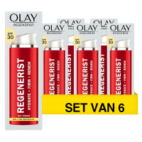 Olaz Aanbieding: Olay Regenerist SPF30 Dagcreme Met Pomp (6 stuks - 50 ml)  SOL00079