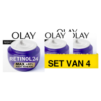 Olaz Aanbieding: Olay Retinol24 MAX Nachtcreme (4 stuks - 50 ml)  SOL00125