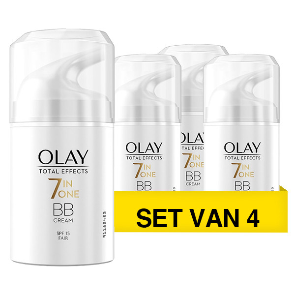 Olaz Aanbieding: Olay Total Effects 7in1 BB Cream SPF 15 Light-Medium (4 stuks - 50 ML)  SOL00097 - 1