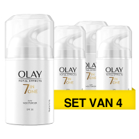 Olaz Aanbieding: Olay Total Effects 7in1 Hydraterende Dagcrème Met SPF 30 En Niacinamide (4 stuks - 50 ml)  SOL00103