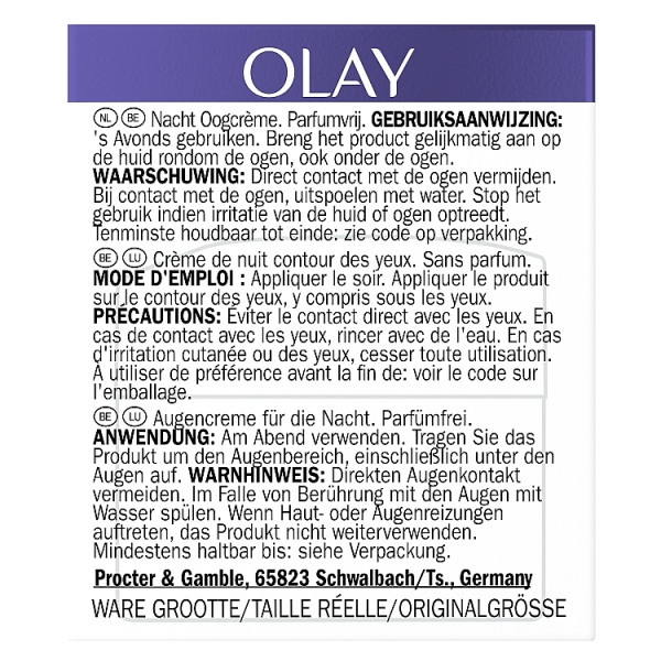Olaz Olay Eyes Retinol24 Oogcreme Nacht  (15 ml)  SOL00068 - 3