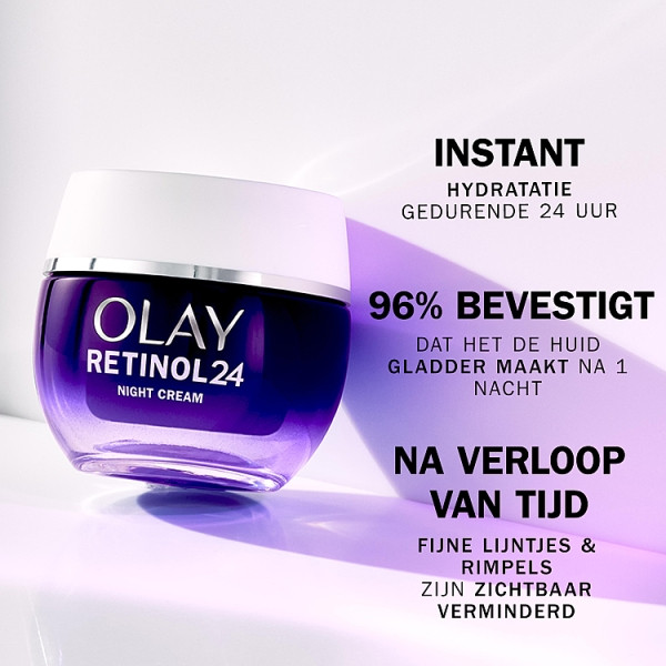 Olaz Olay Retinol24 Nachtcreme Navulling (50 ml)  SOL00138 - 4