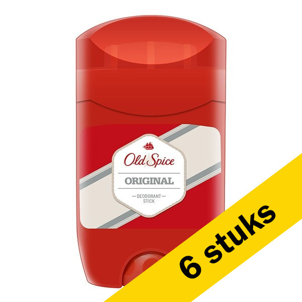 Old Spice Aanbieding: 6x Old Spice deodorant stick original (50 ml)  SOL00049 - 1
