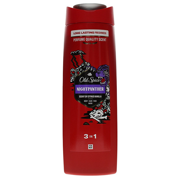 Old Spice Nightpanther 3 In 1 Body Hair Face Wash (400 ml) SOL00152 - 1