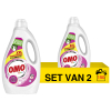 Aanbieding: Omo vloeibaar wasmiddel kleur 3.75 liter (2 flessen - 150 wasbeurten)