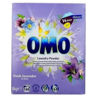 Omo Waspoeder Color fresh lavender & mint 5 kg (100 wasbeurten)  SOM00044