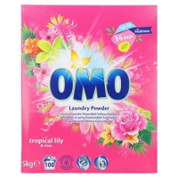 Omo Waspoeder Color tropical lilly & rose 5 kg (100 wasbeurten)  SOM00043