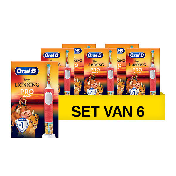 Oral-B Aanbieding: Oral-B Elektrische Tandenborstel Kids Lion King (6 stuks – vanaf 3 jaar)  SOR00213 - 1