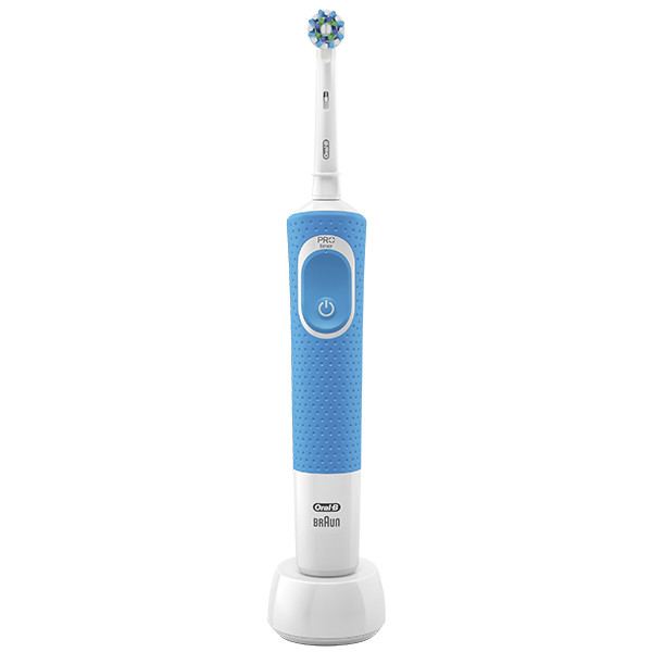 Geef rechten springen Waterig Oral-B Vitality 100 CrossAction elektrische tandenborstel (blauw) Oral-B  123schoon.nl