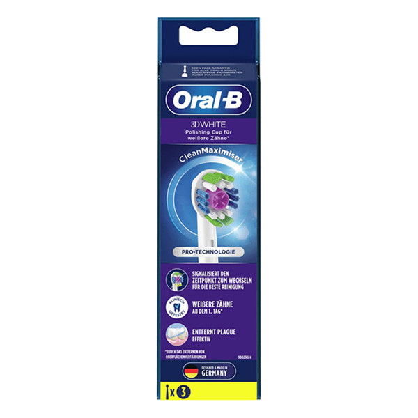 Oral-B opzetborstels 3D White Clean Maximiser (3 stuks)  SOR00071 - 1