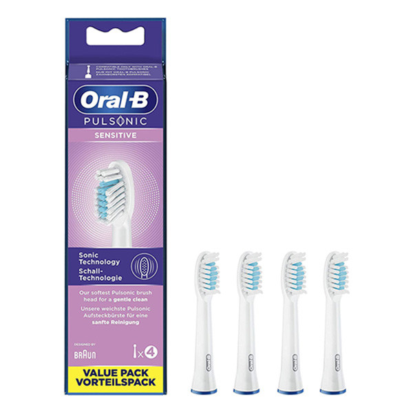 Dominant Gelijk Voorloper Oral-B opzetborstels Pulsonic Sensitive (4 stuks) Oral-B 123schoon.nl