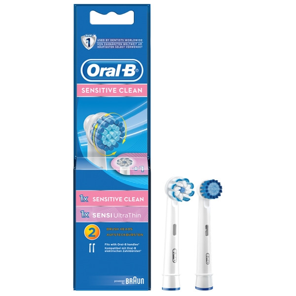 Oral-B opzetborstels Sensitive Clean Oral-B 123schoon.nl