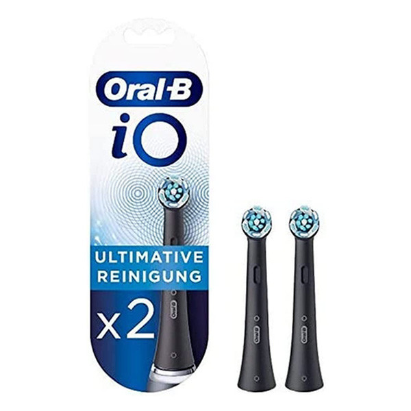 Oral-B opzetborstels iO Ultimate clean - zwart (2 stuks)  SOR00083 - 1