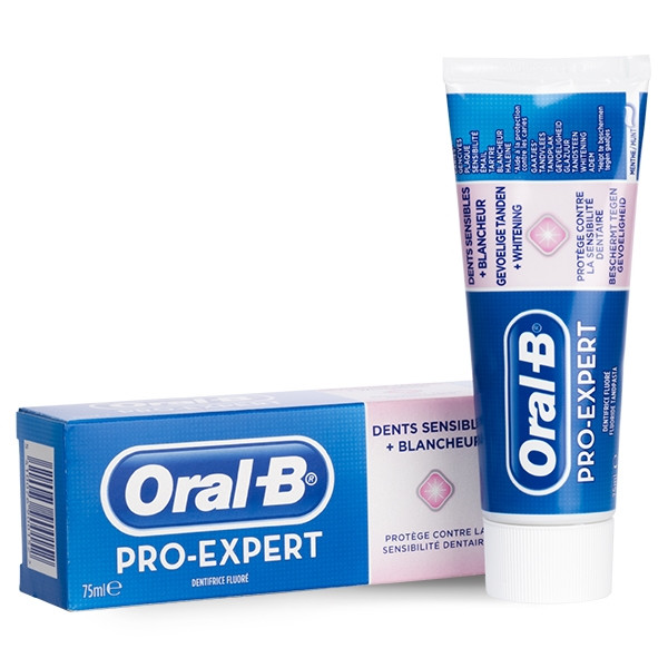 han Som rutine Oral-B tandpasta Pro-Expert Sensitive + Whitening (75 ml) Oral-B  123schoon.nl