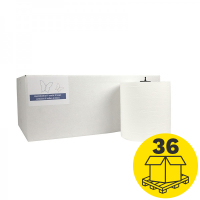Palletvoordeel: Handdoekrol 2-laags | 216 rollen | 123schoon huismerk | Geschikt voor Tork H1 dispenser SDR02054