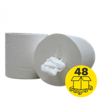 Palletvoordeel: Poetspapier 1-laags | 288 rollen | 123schoon huismerk | Geschikt voor Tork M2 dispenser SDR02061