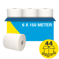 Palletvoordeel: Poetspapier 2-laags | 264 rollen | 123schoon huismerk | Geschikt voor Tork M2 dispenser SDR02058